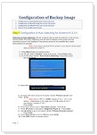Click to review document Configuration of Backup Image